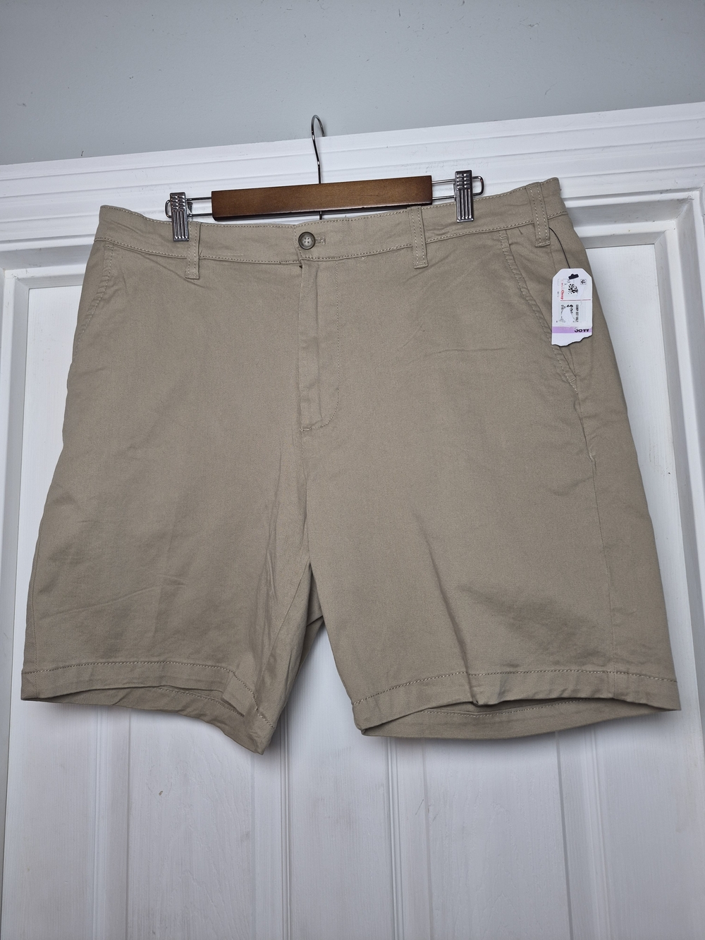 Nautica Men's Classic Khaki Shorts - Lightweight Casual Chino 38 NWT